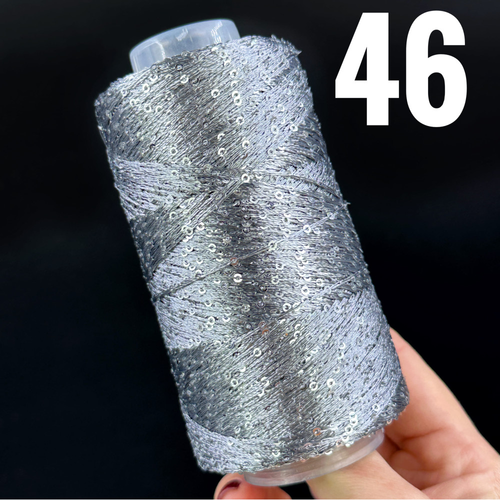 Рясна паєтка 46 Графіт