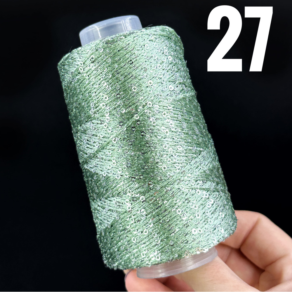 Рясна паєтка 27 Зелений