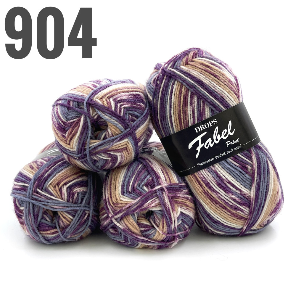 "Fabel" 904 Фіолет принт