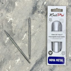 Спиці KnitPro "Nova Metal" Роз'ємні (стандартні) Спиці KnitPro "Nova Metal" Роз'ємні (стандартні)