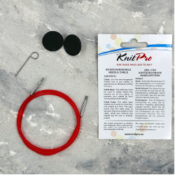 Трос червоний KnitPro 100 см Трос червоний KnitPro 100 см
