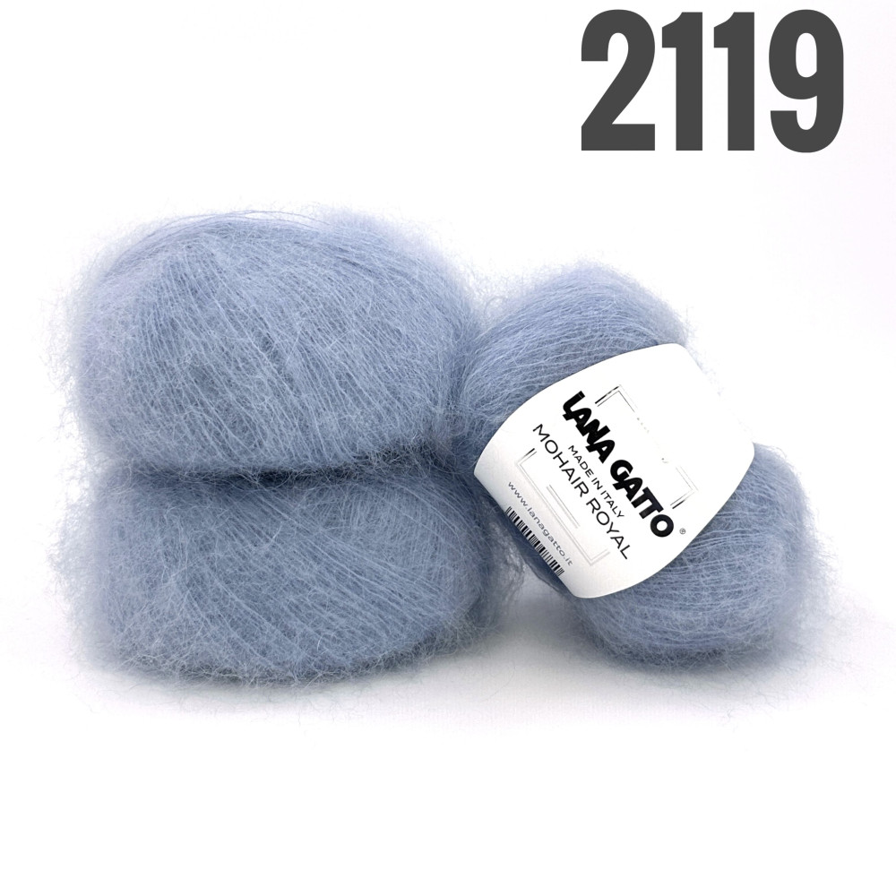 "Mohair Royal" арт 2119 Блакитний