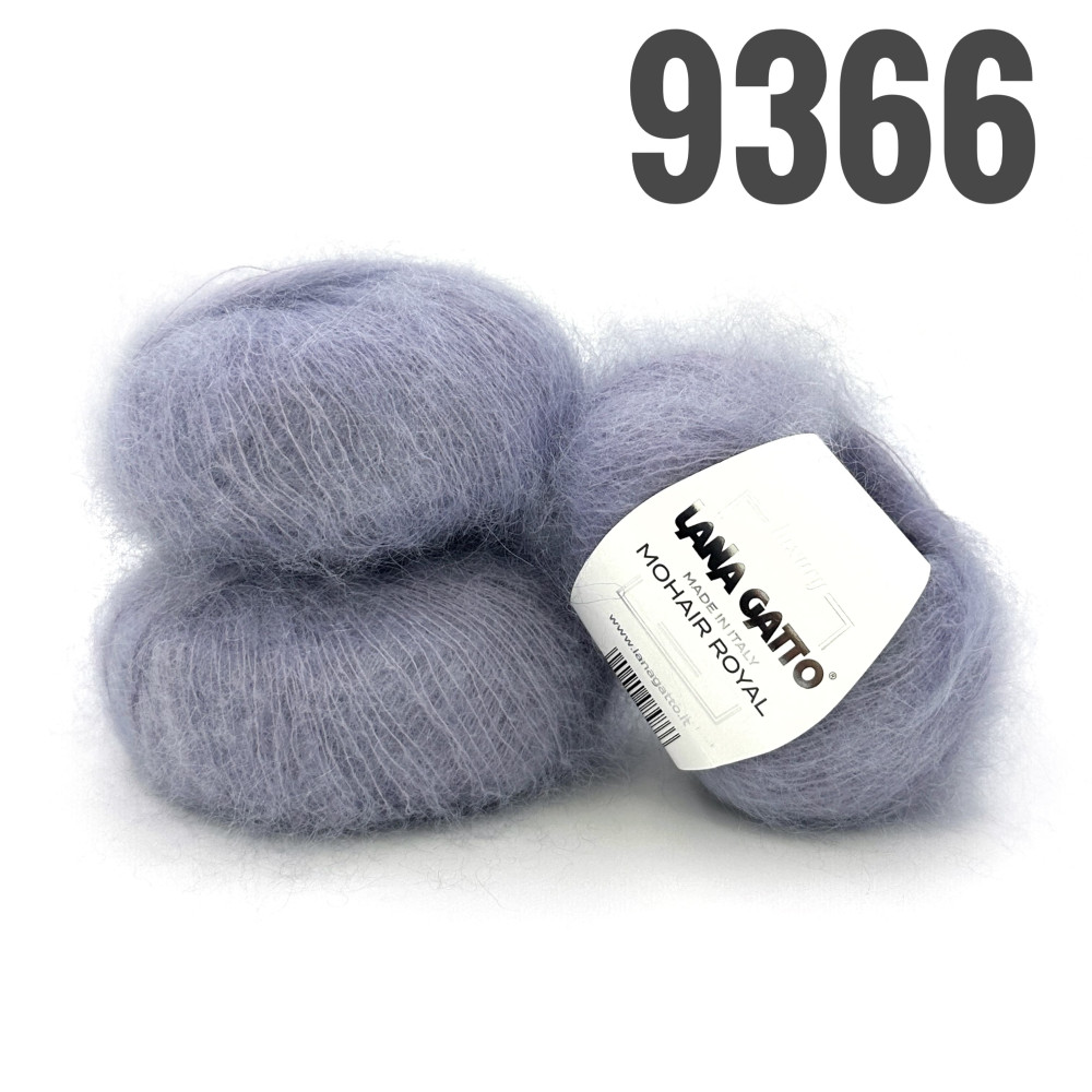 "Mohair Royal" арт 9366 Сіро-ліловий