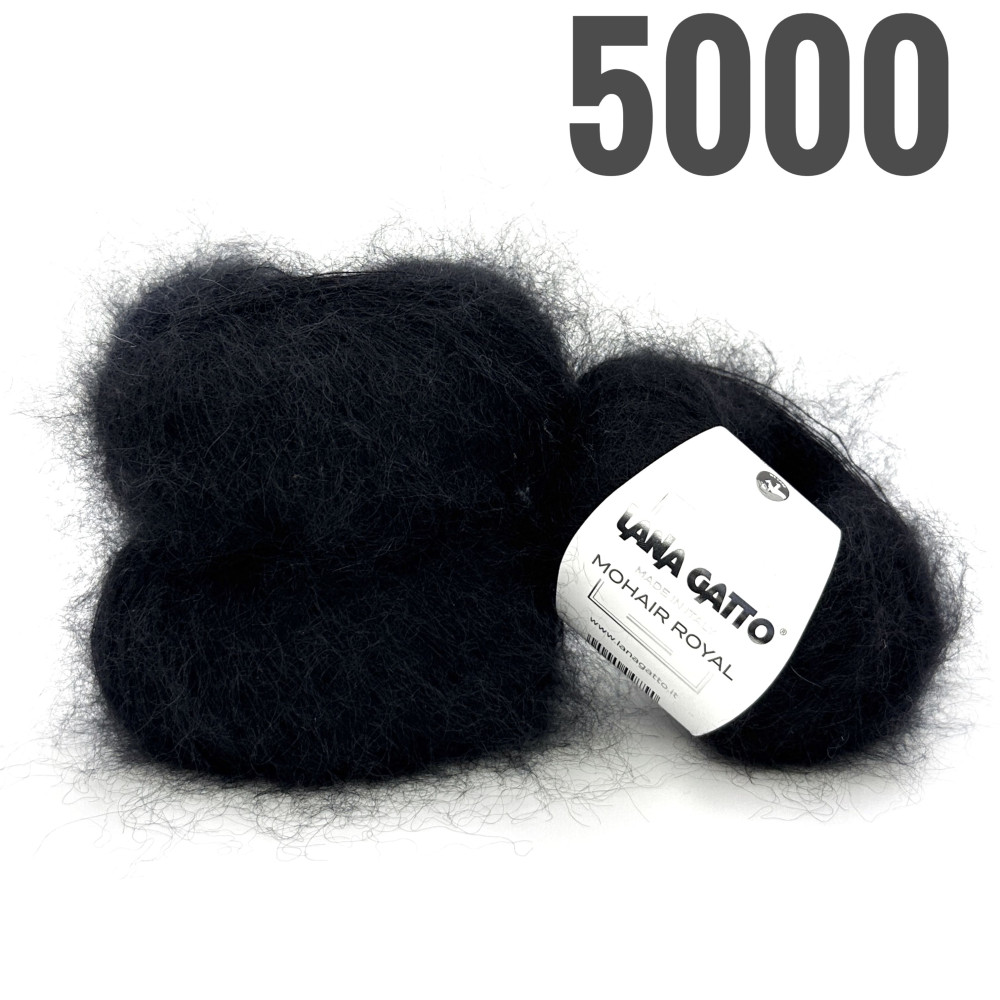 "Mohair Royal" арт 5000 Чорний