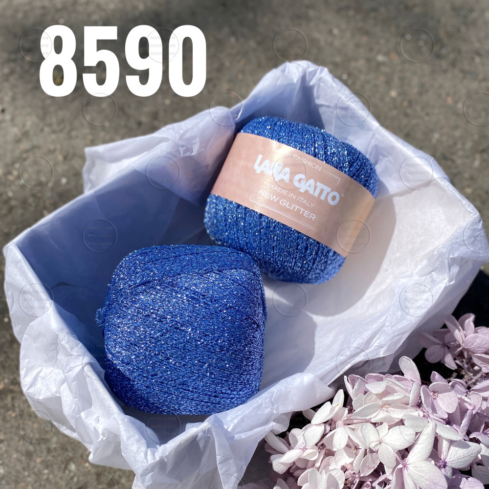 "New Glitter" арт 8590 Блакитний