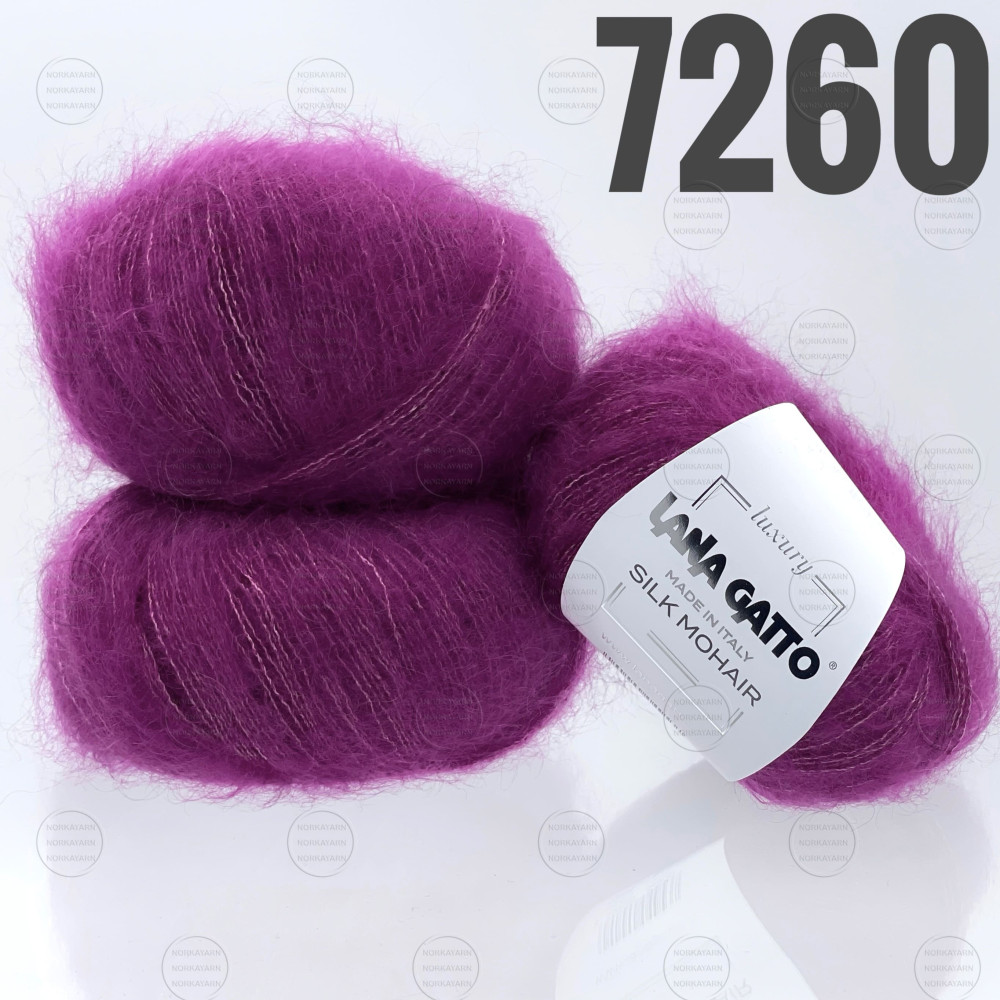 "Silk Mohair" арт 7260 Цикламен