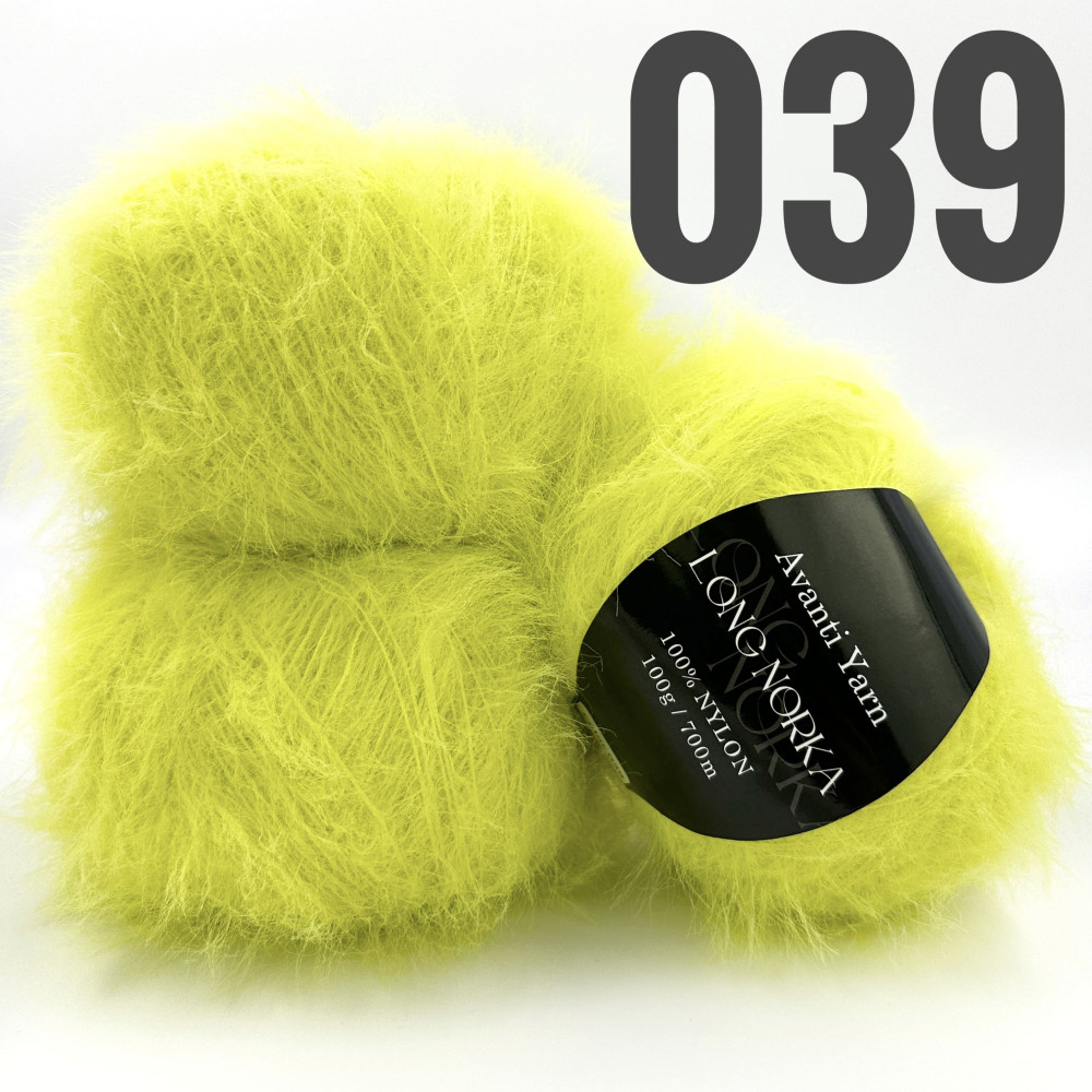 Long Norka Eco 039 Жовтий неон