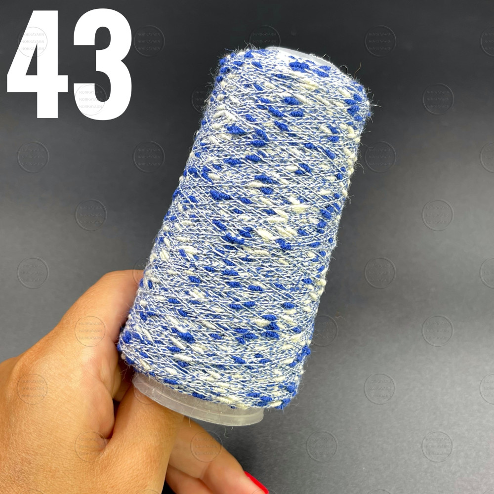 Фактурна нитка арт Синій 43