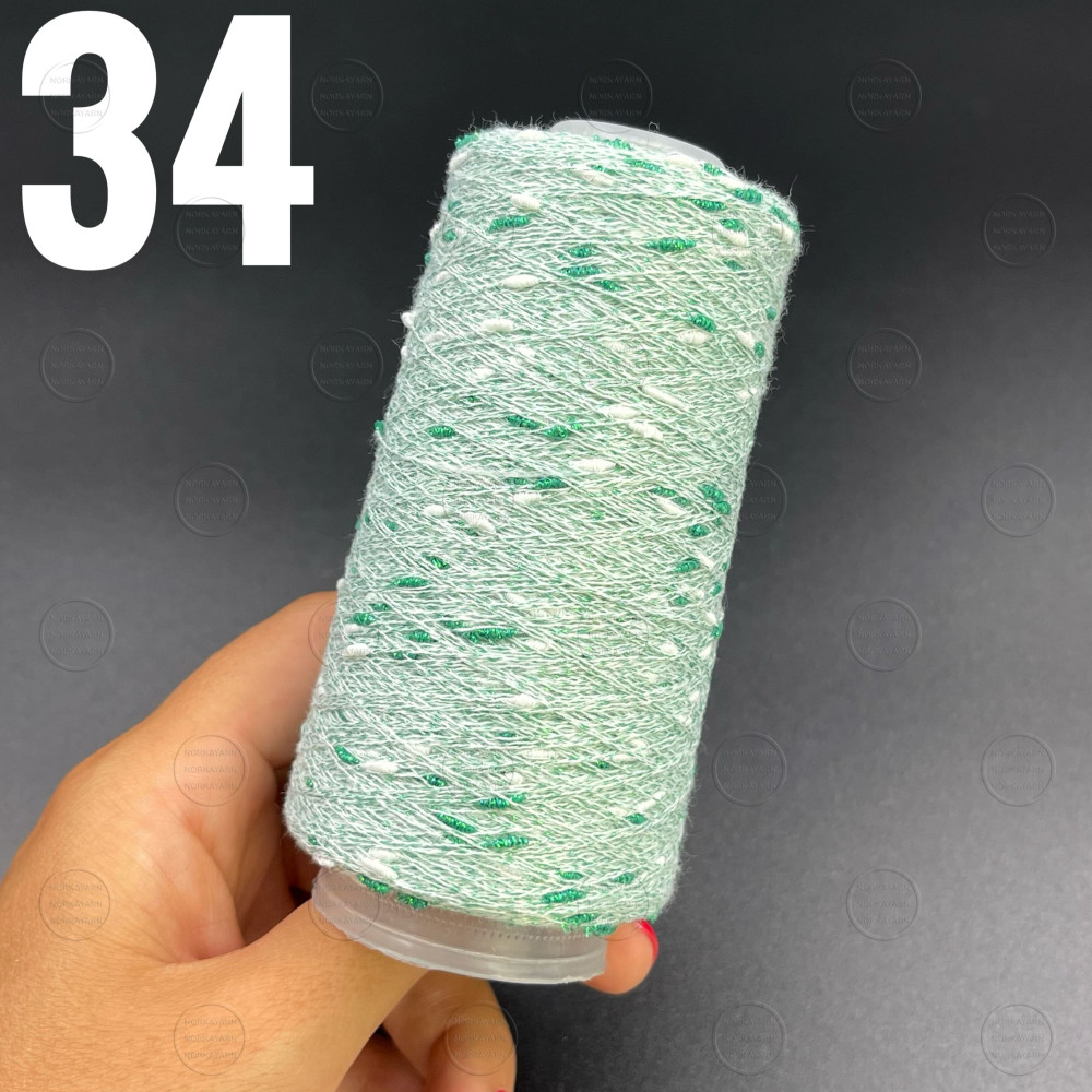 Люрекс Фактурний Зелений 34