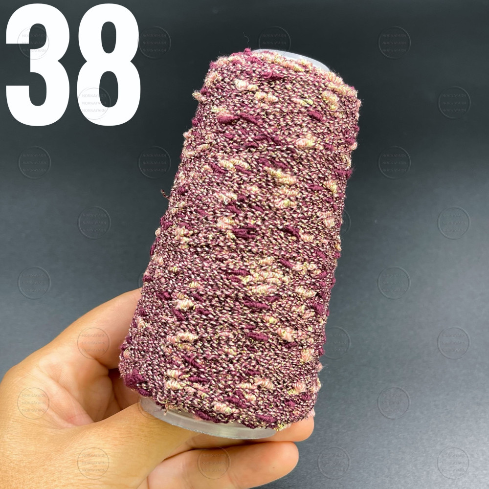 Люрекс Фактурний Вино 38