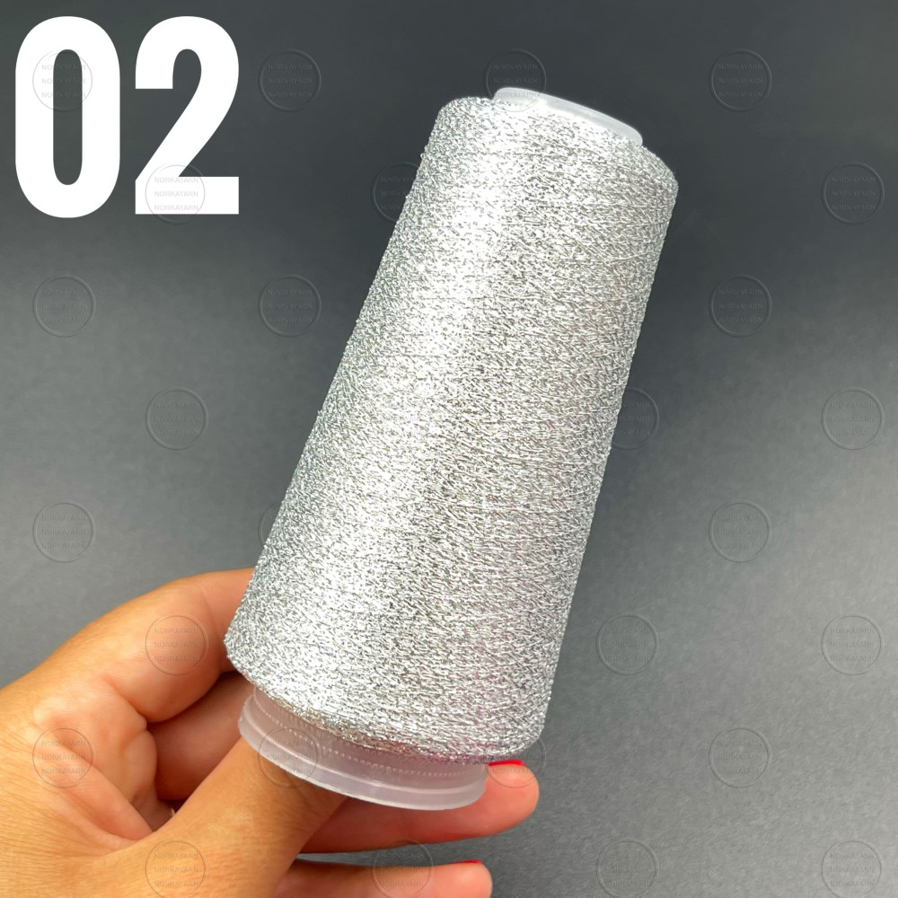 Люрекс Срібло 02