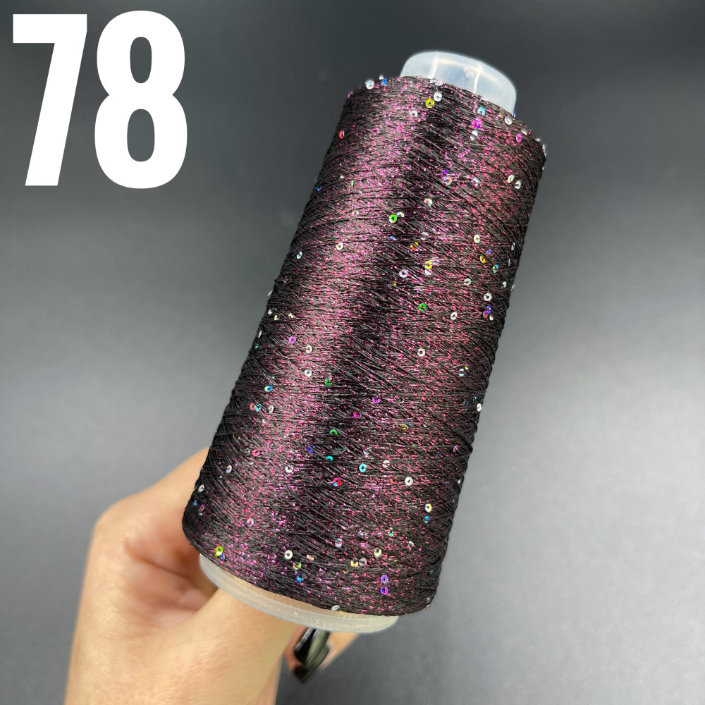 Люрекс з паєткою Баклажан 78