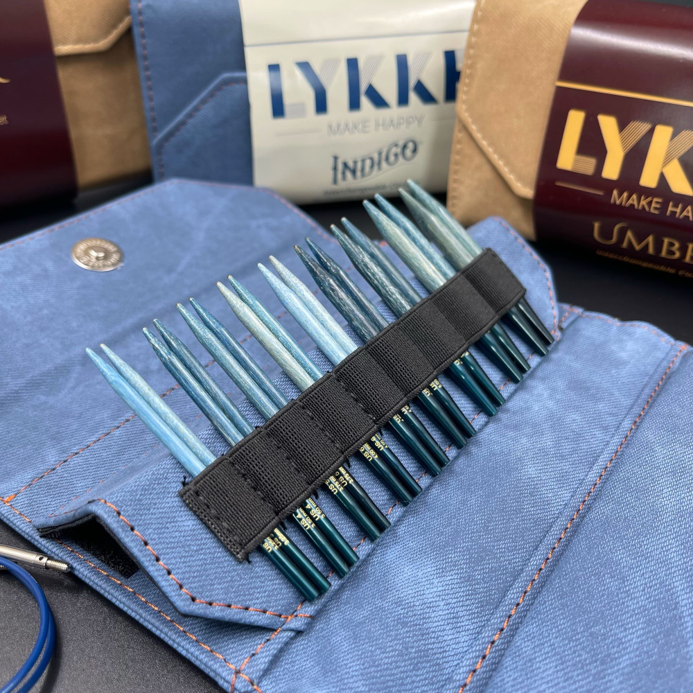Набір укорочених березових спиць LYKKE Indigo купити Україна