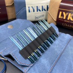 Набір укорочених спиць LYKKE Indigo (синій)