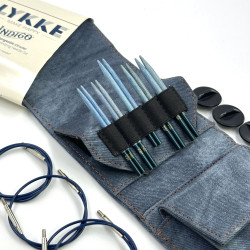 Набір укорочених спиць Starter LYKKE Indigo (синій)