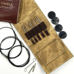 Набір укорочених спиць Starter LYKKE Umber (коричневий)