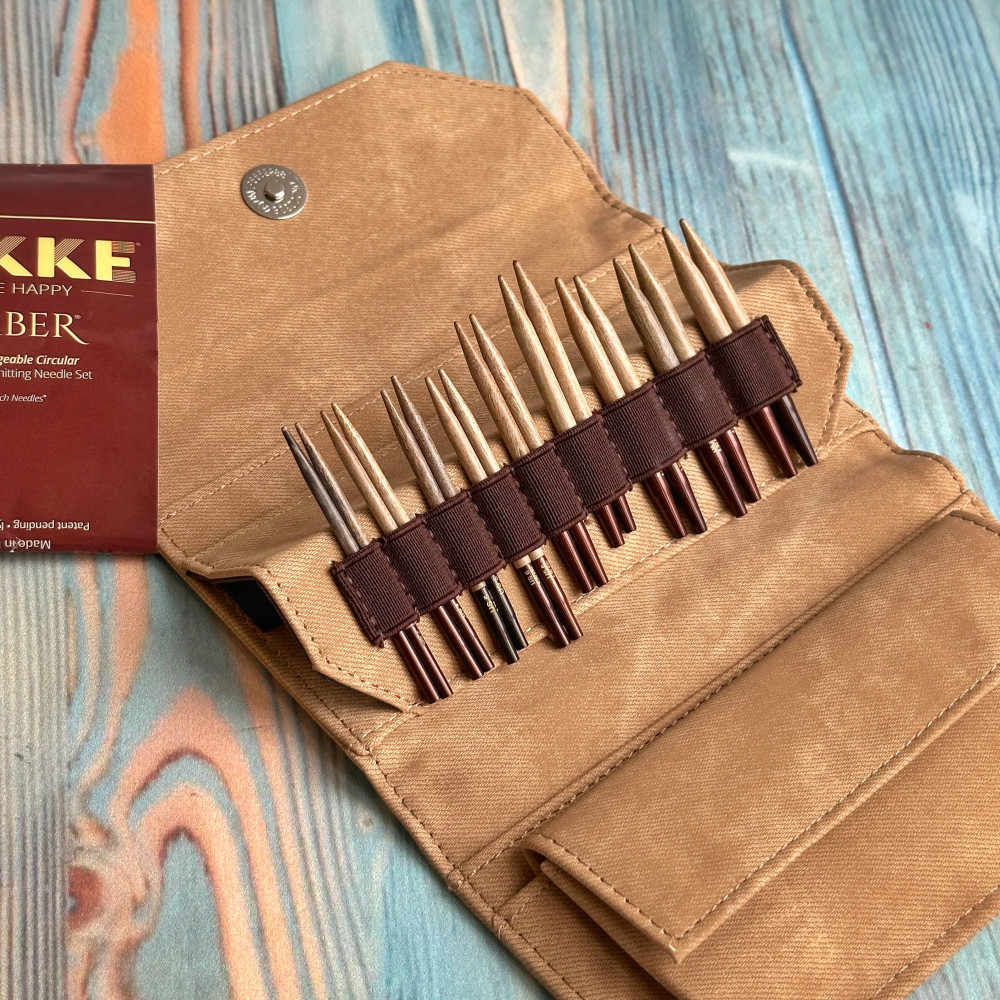 Набір укорочених березових спиць LYKKE Umber купити Україна