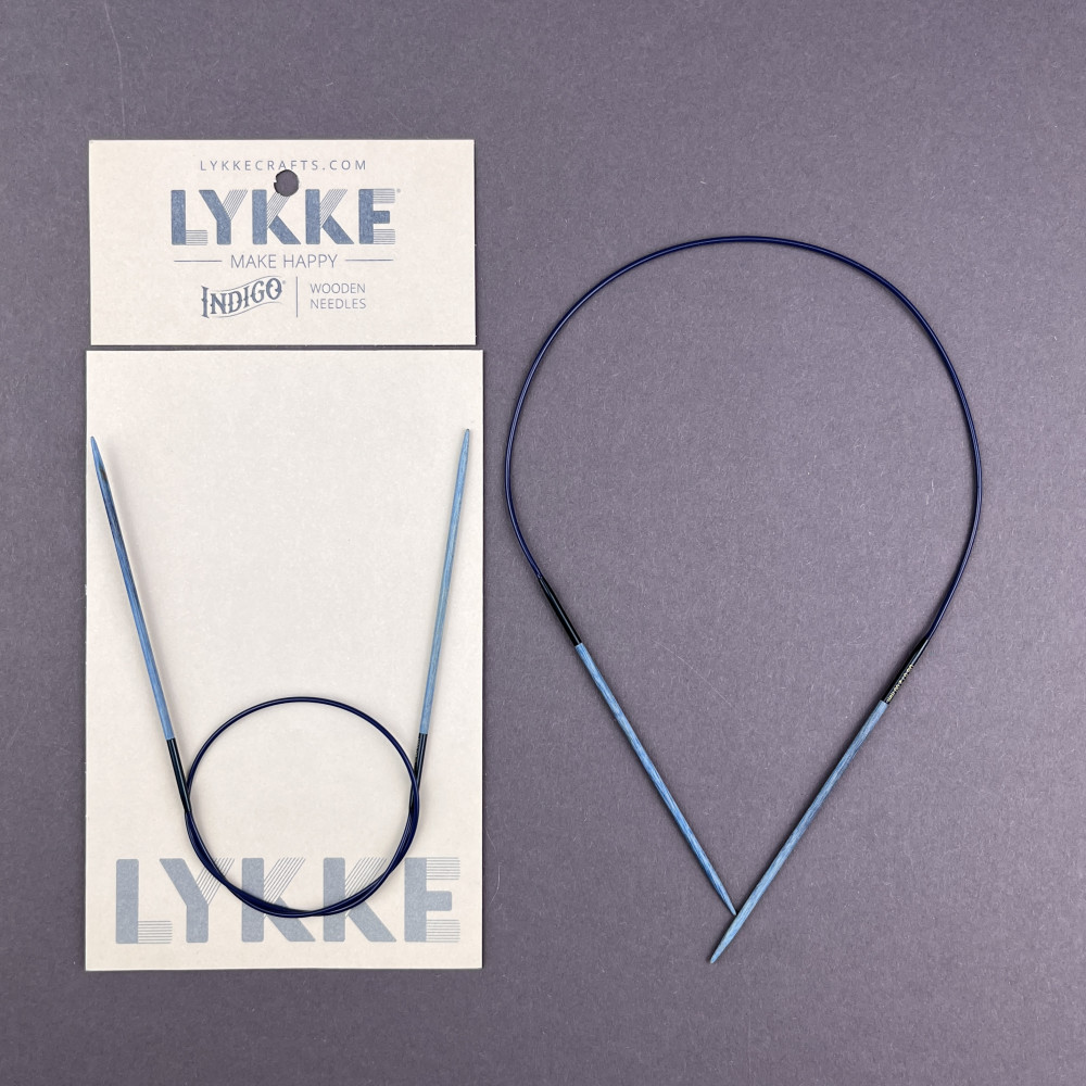Спиці LYKKE "Indigo" Нероз'ємні 40 см