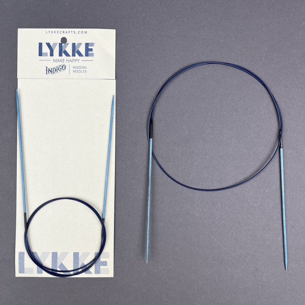 Спиці LYKKE "Indigo" Нероз'ємні 80 см