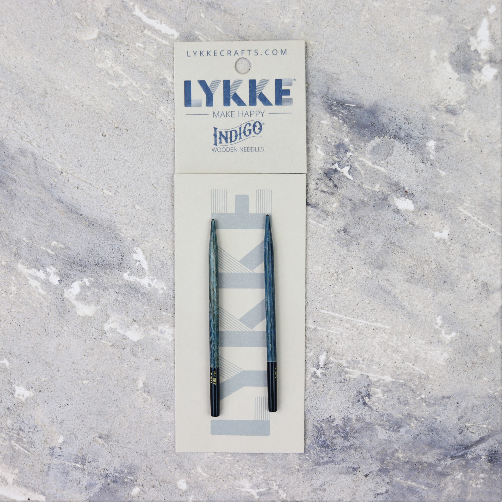 Спиці LYKKE "Indigo" Роз'ємні (укорочені)