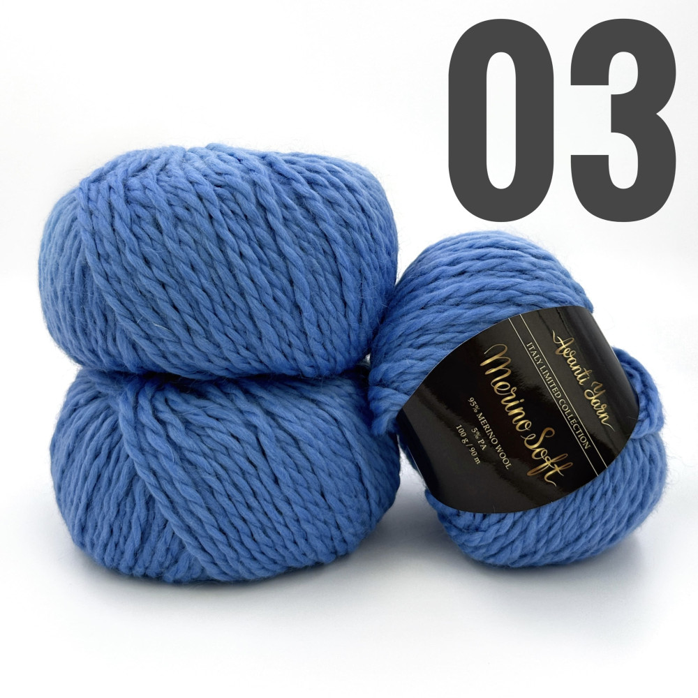 “Merino Soft” арт 03 Блакитний