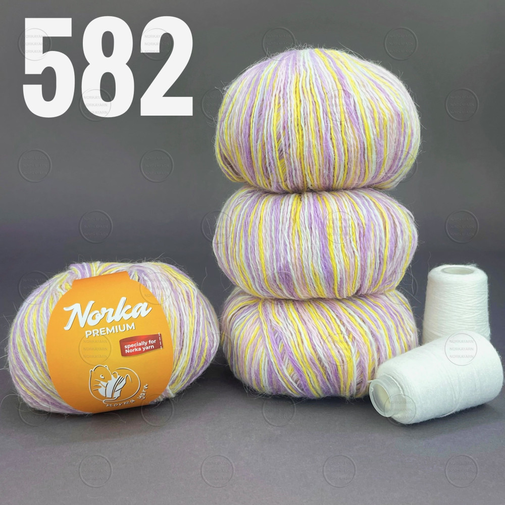 NORKA Premium арт 582 Рожево-жовтий мікс
