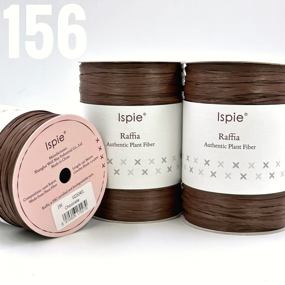 Рафия Ispie 156 Chocolate- Шоколад