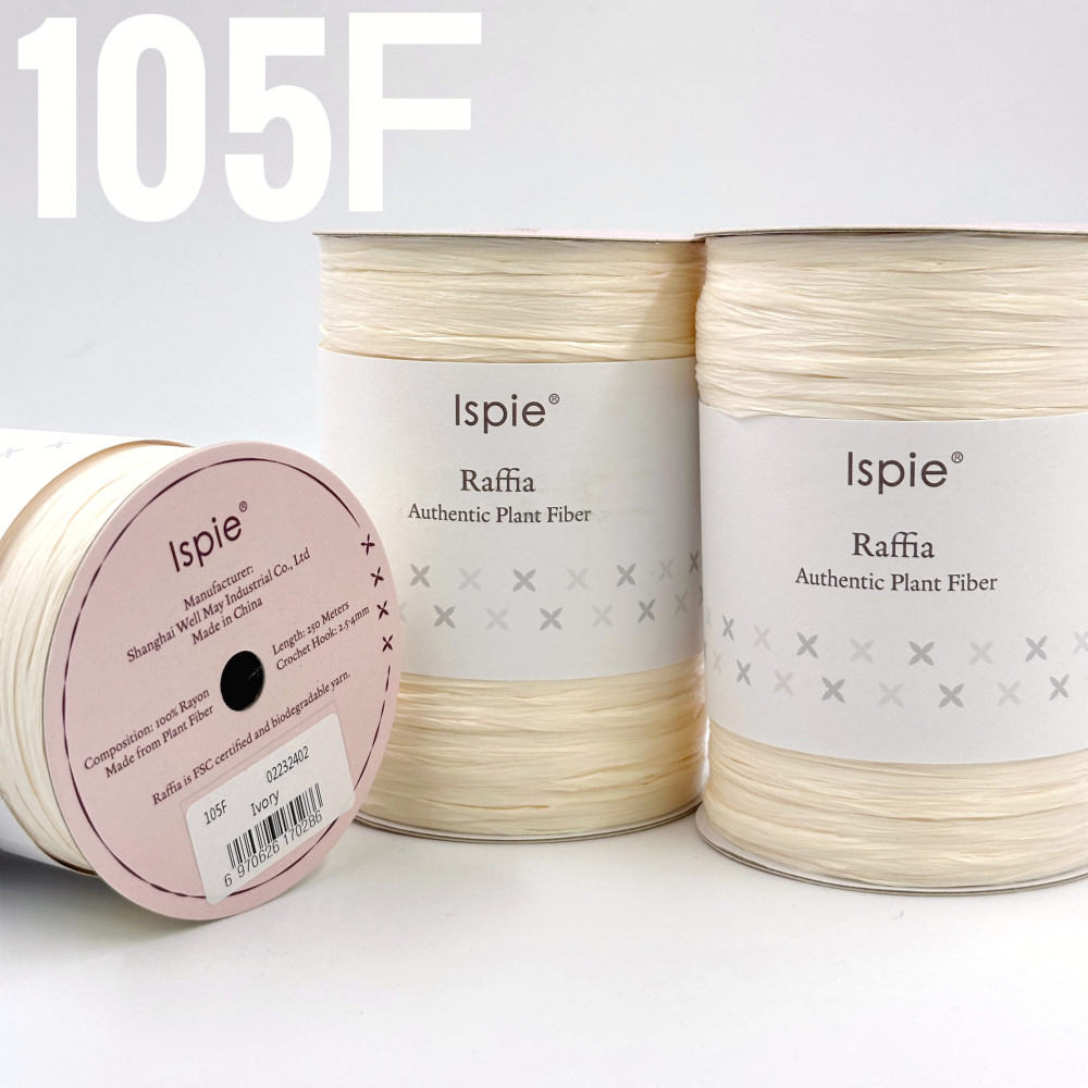 Рафия Ispie 105F Ivory-Айвори